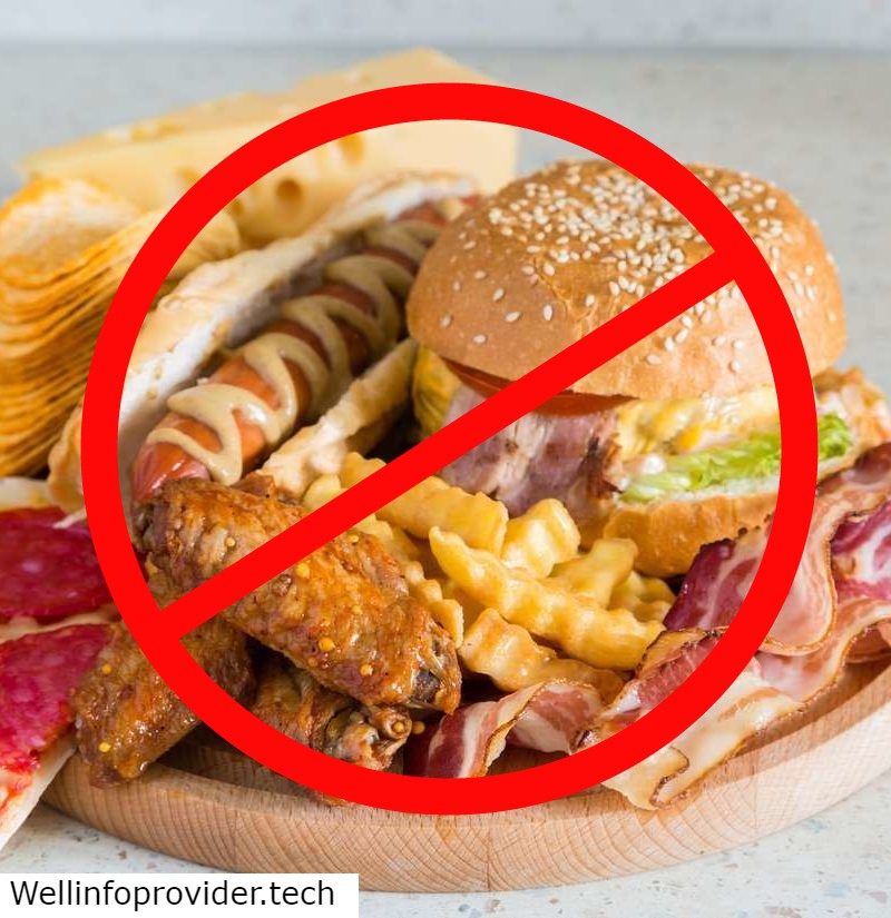 Avoid fatty & fast foods