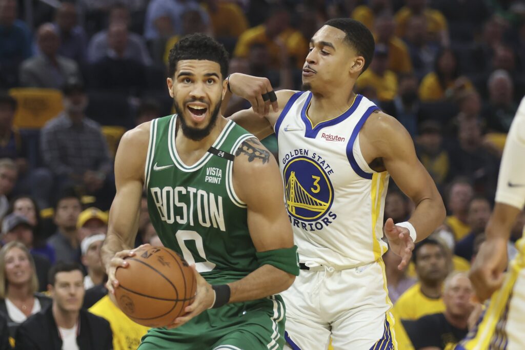 Celtics outscore Warriors by 24 in the 4th quarter to win Game 1 of the NBA Finals.