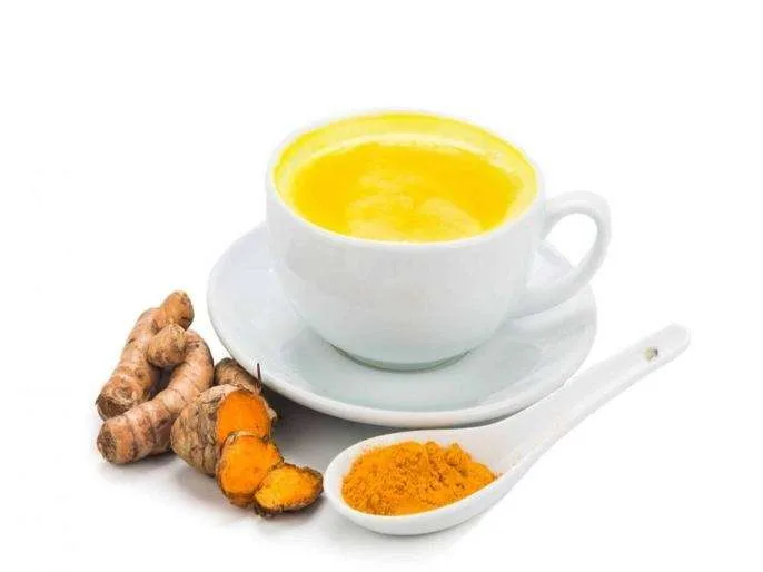 Turmeric tea or Milk