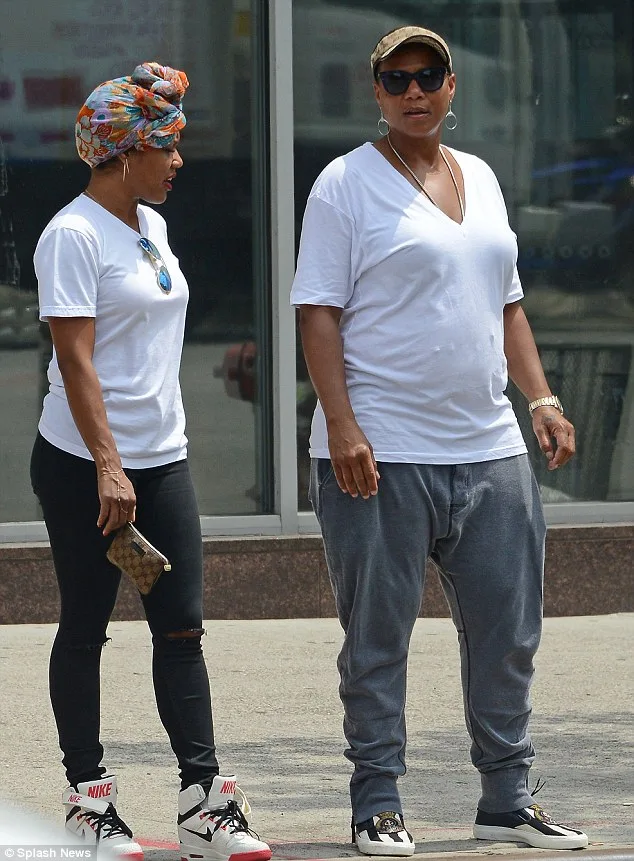Eboni Nichlos with her partner