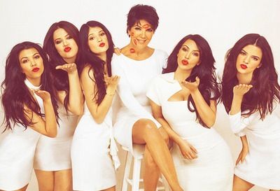 Kim Kardashian Family picture with her sisters.
